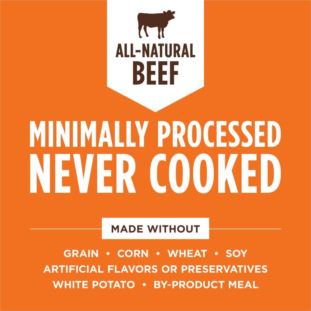 Instinct Raw Boost Mixers, Freeze Dried Dog Food Topper, Grain Free Recipe - All Natural Beef, 25 oz. Bag