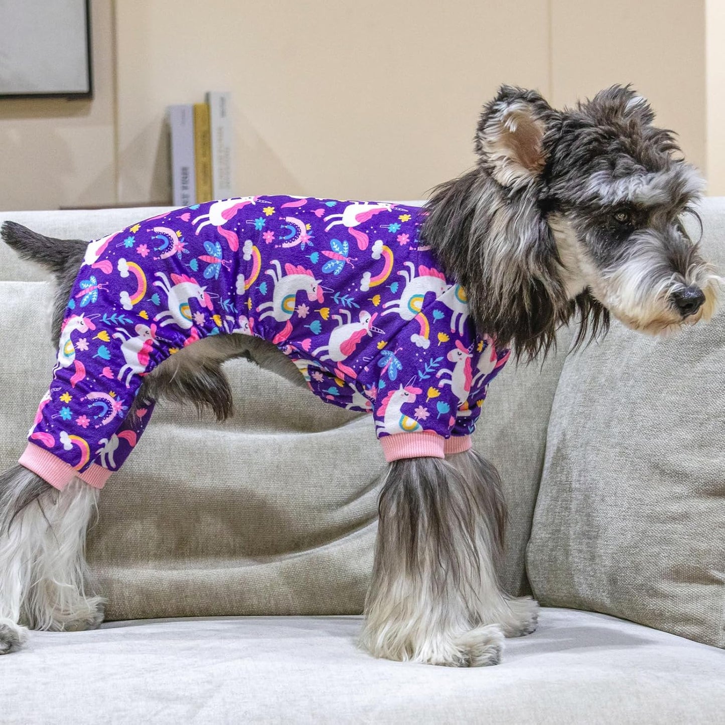 CuteBone Dog Halloween Pajamas Puppy Onesies Small Dogs Soft Pjs Coat Cat Apparel Comfy Pet Christmas Clothes Outfit Doggie Bodysuit P291L