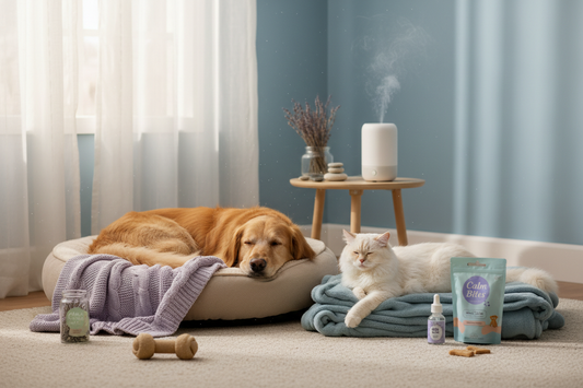 How to Reduce Pet Stress at Home Using Calming Products