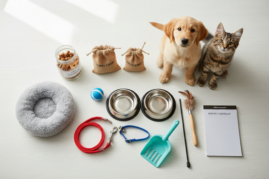 The Ultimate New Pet Owner Shopping Checklist (Dogs & Cats)