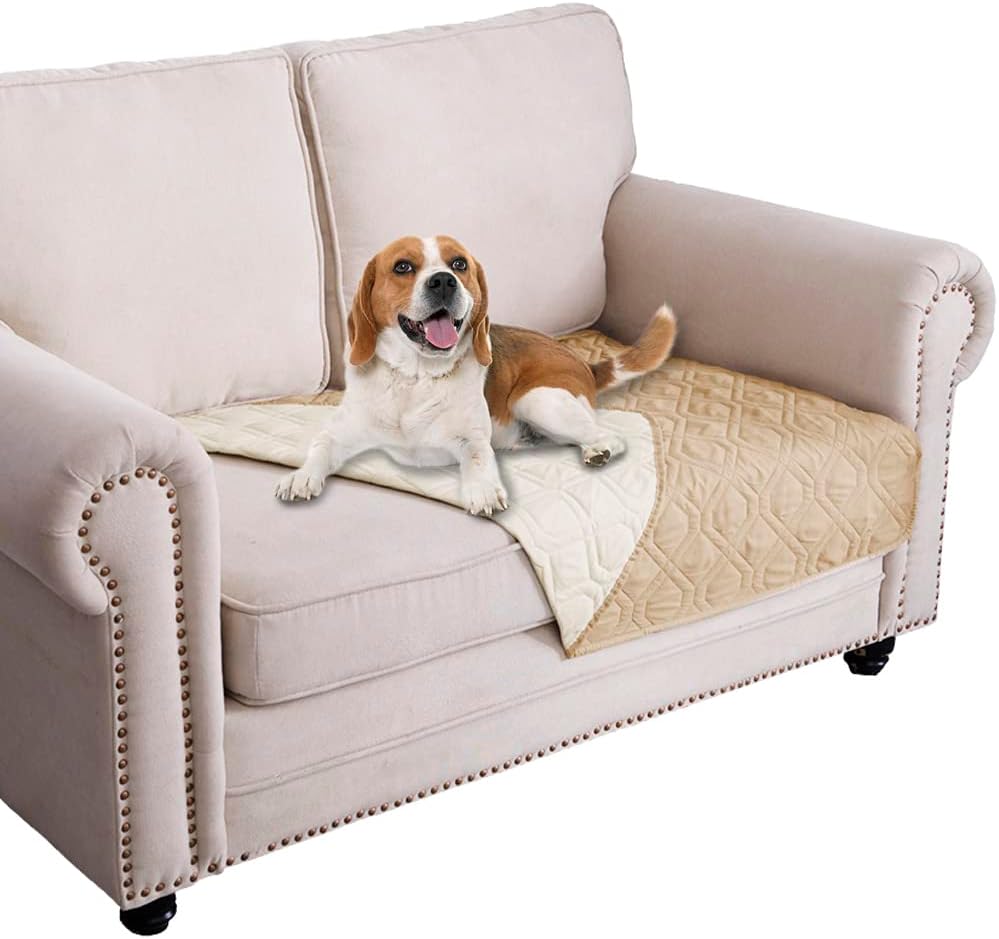 Ameritex Waterproof Dog Bed Cover Pet Blanket for Furniture Bed Couch Sofa Reversible
