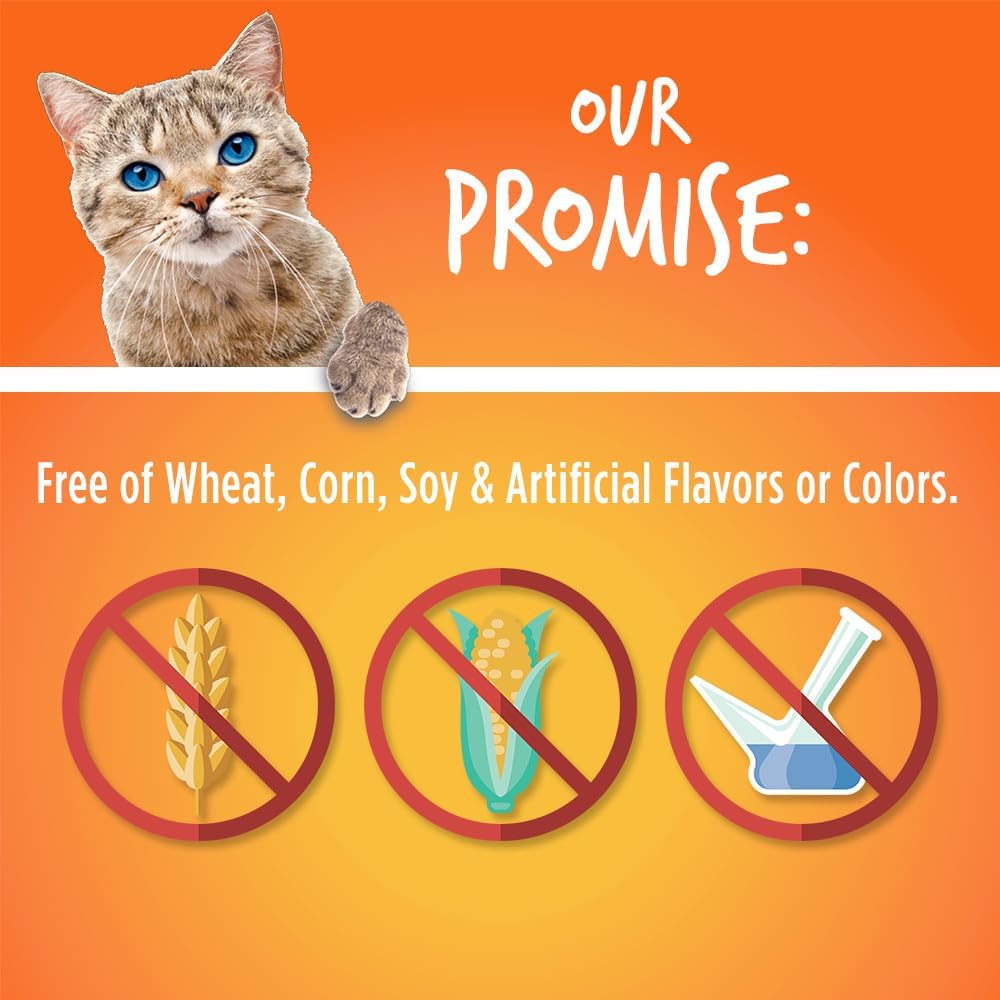 Fruitables Cat Treats, Healthy Treats for Cats, Low Calorie and Packed with Protein, Crunchy Biscuits, Free of Wheat, Corn and Soy, Made with Real Tuna and Pumpkin, 30oz
