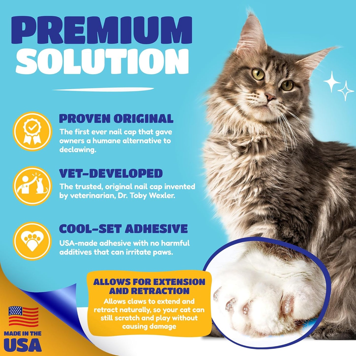 Soft Claws Cat Nail Caps for Large Cats – (40 Caps, Holiday - Green & Red) - Veterinarian-Developed | Protects Furniture & Skin - Easy to Apply, Long-Lasting Anti-Scratch Soft Cat Claw Covers