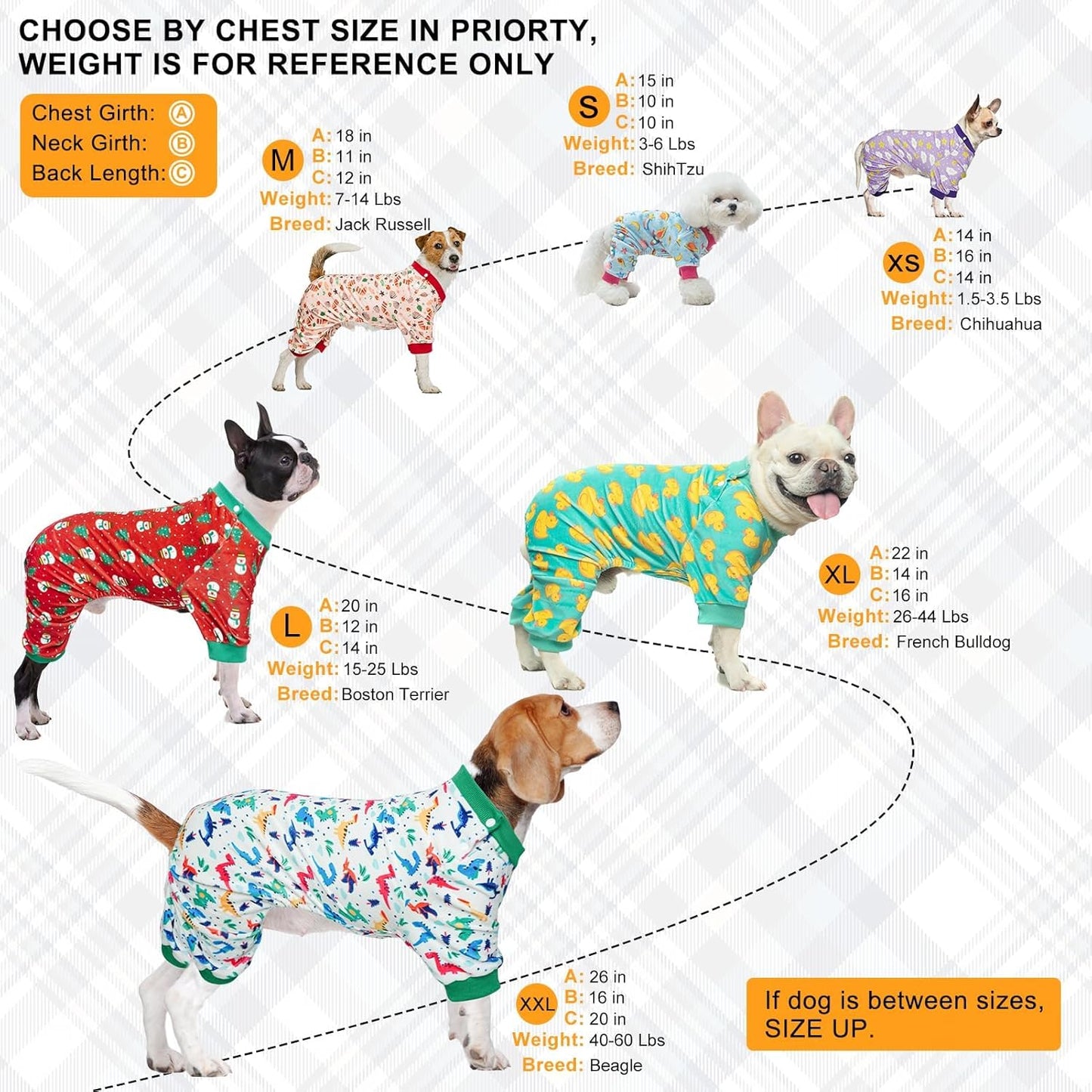 BEAUTYZOO Dog Pajamas Large Sized Dog, Summer Doggie Pajamas for Boy Girl, Soft Strechy Cotton Puppy Pjs Jammies Onesies for Men Women, Pet Jumpsuit Body Suit Cat Apparel Clothes, Green Dinosaur XL