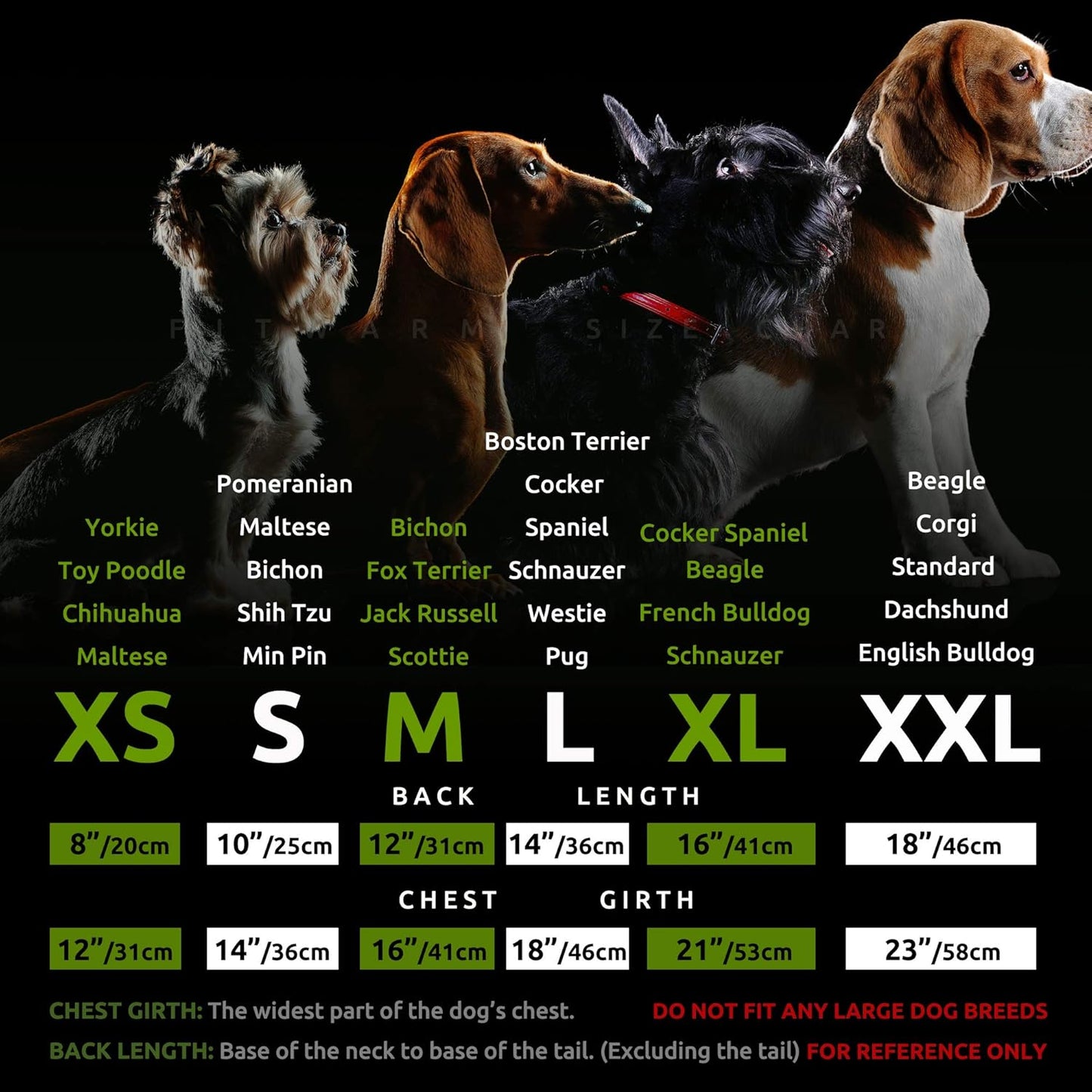 Fitwarm Reindeer Dog Christmas Pajamas, Winter Doggy Clothes for Small Dogs Boy Girl, Fleece Dog Onesie with Feet, Holiday Pet Outfit, Black, White, Red, XL