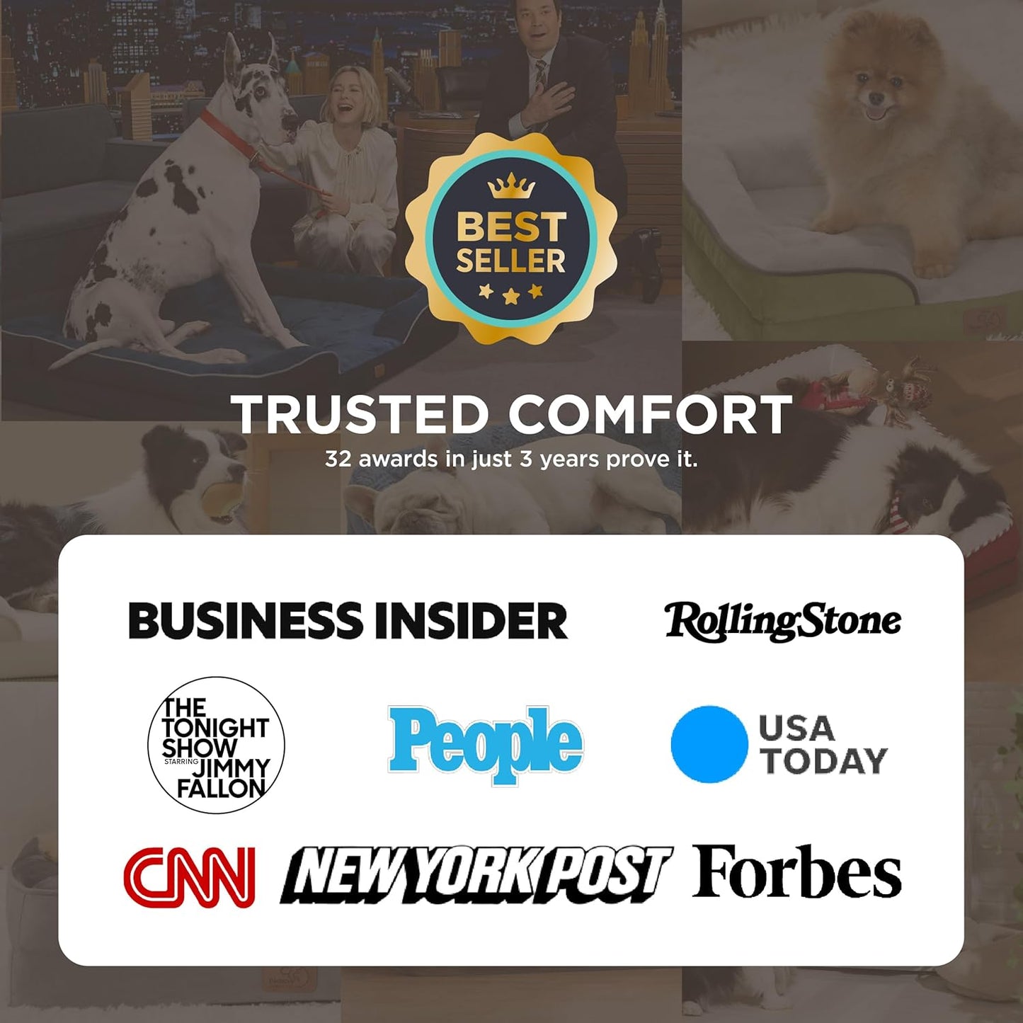 Bedsure L Plus Orthopedic Dog Bed for Large Dogs - Washable Dog Cat Bed Waterproof, L Plus Big Comfort Dogs Couch Sofa with Washable Removable Cover, Pet Bed with Nonskid Bottom, Blue Navy, 38"
