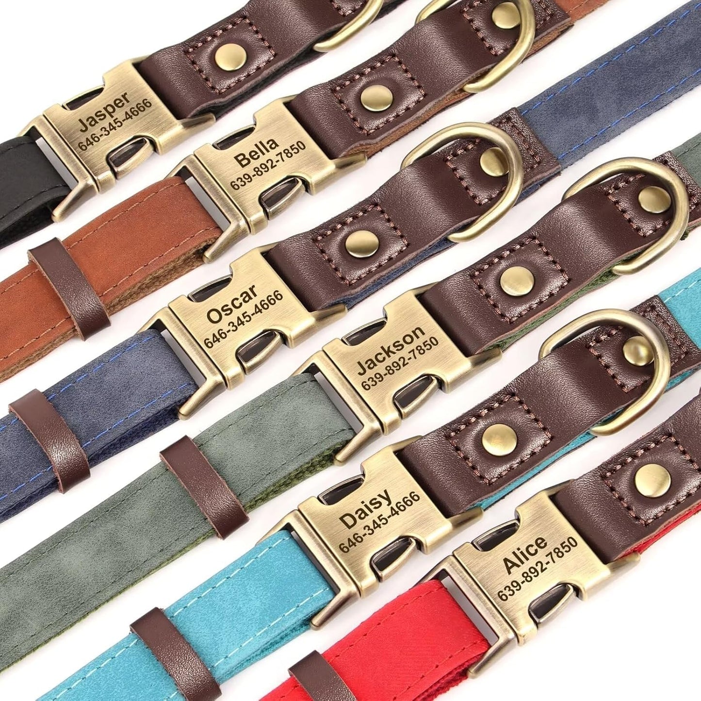 Didog Soft PU Leather Dog Collars for Small Dogs,Classic Adjustable Dog Collars with Quick Release Metal Buckle,Easy Clean and Comfortable with Nylon Lining,Pink,S Neck 10-15"