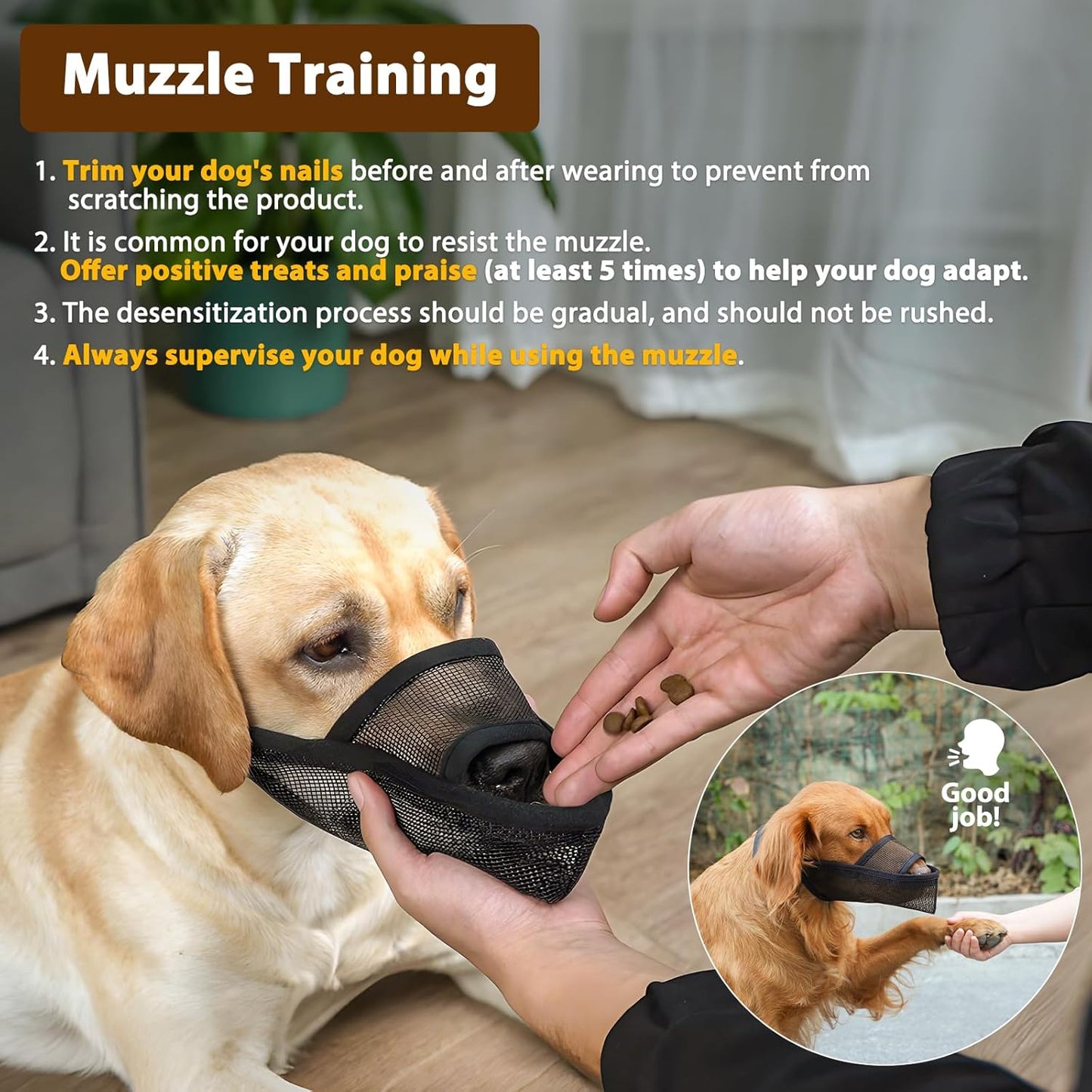 Crazy Felix Nylon Dog Muzzle for Small Medium Large Dogs Dachshund Beagle Poodle Labrador, Air Mesh Breathable and Drinkable Pet Mouth Guard for Anti-Biting Chewing Scavenging(XS, Pink)