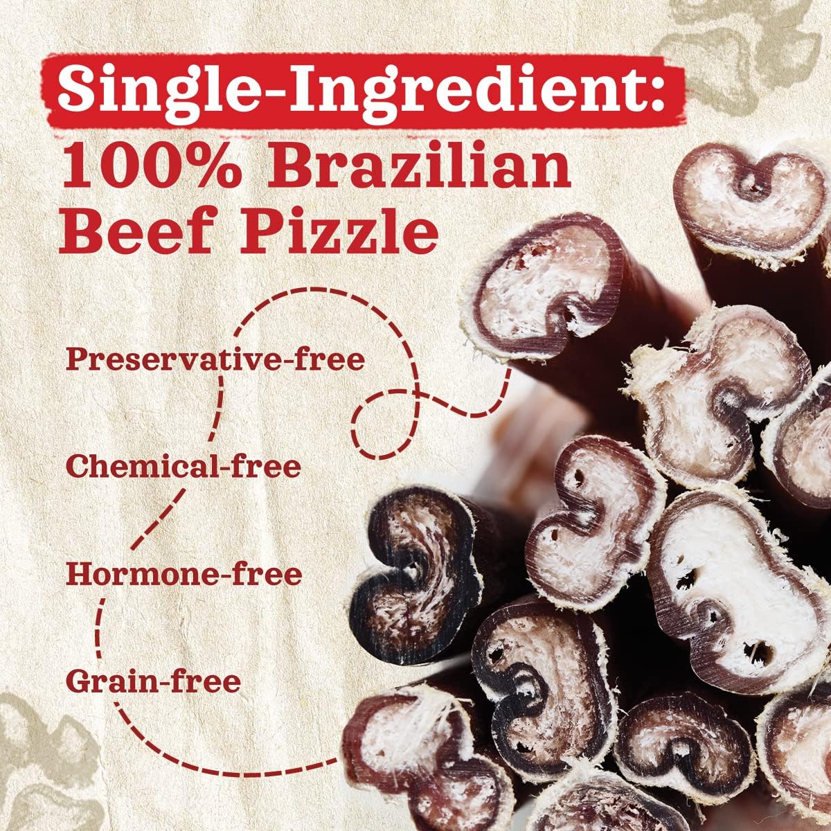 Natural Farm Odor-Free Bully Sticks (4-8”, 16oz) ALL-NATURAL Long-Lasting Chews, 100% Beef Pizzle, Grass-Fed, Grain-Free, Hormone-Free, Protein for Muscle Development & Energy, Perfect For Medium Dogs