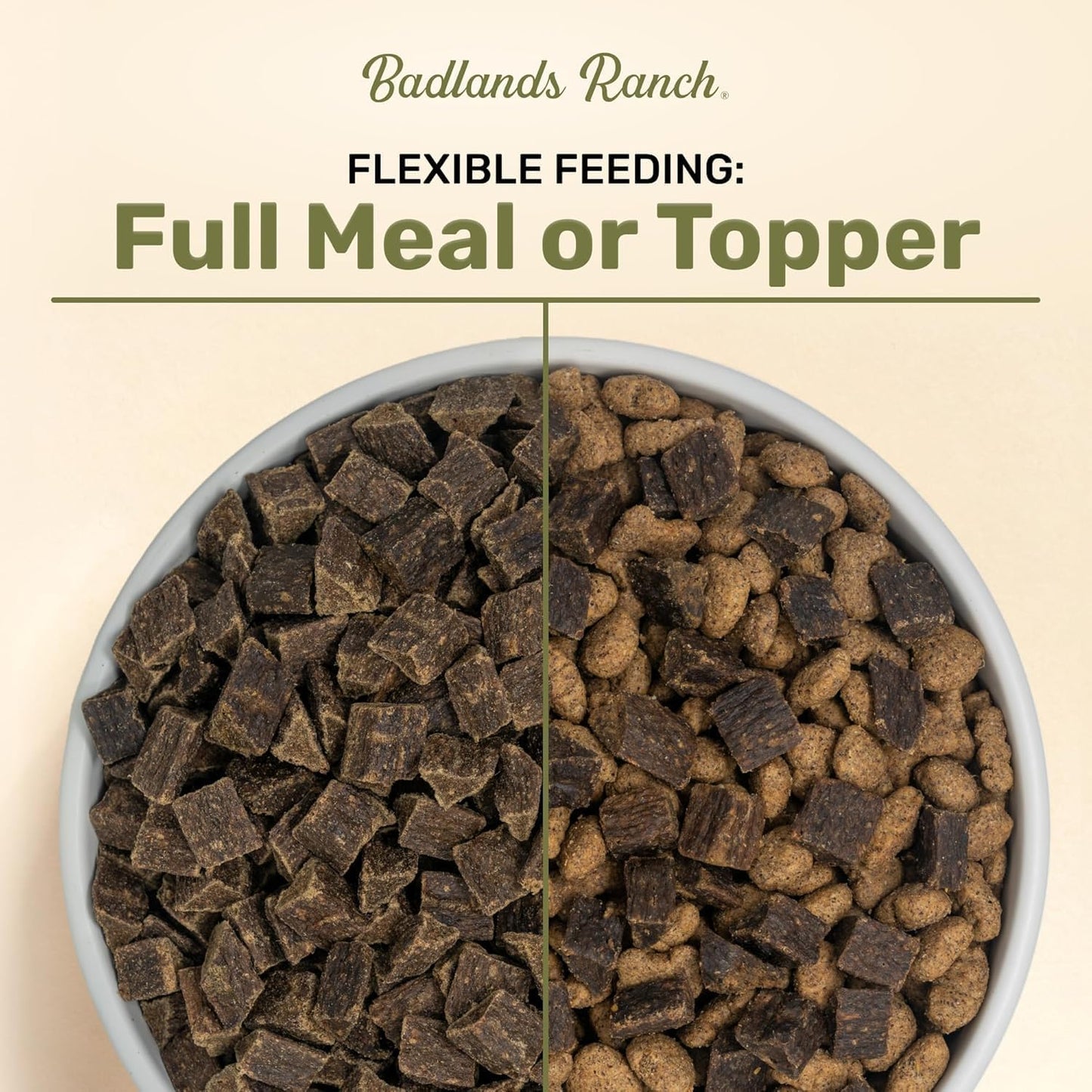 BADLANDS RANCH by Katherine Heigl- Superfood Complete, Air-Dried Adult Dog Food - High Protein, Zero Fillers, Superfood Nutrition (24 Ounce (Pack of 4), Chicken)