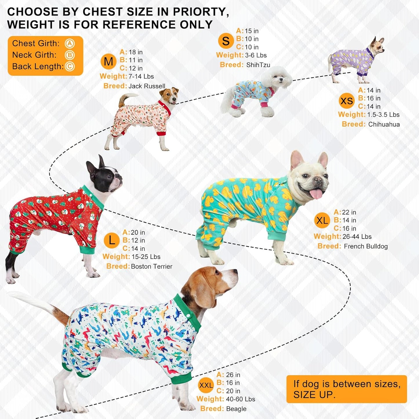 BEAUTYZOO Dog Pajamas Large Sized Dog, Summer Doggie Pajamas for Boy Girl, Soft Strechy Cotton Puppy Pjs Jammies Onesies for Men Women, Pet Jumpsuit Body Suit Cat Apparel Clothes, Yellow Duck XXL