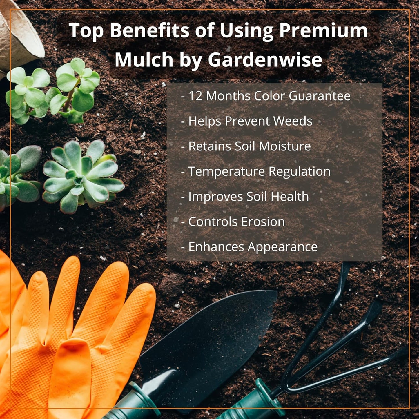 Premium Gold Wood Mulch for Landscaping, Gardens, Lawns, Potting Media, and Potted Plants (0.7 CF - 20 L - 21 QTS)