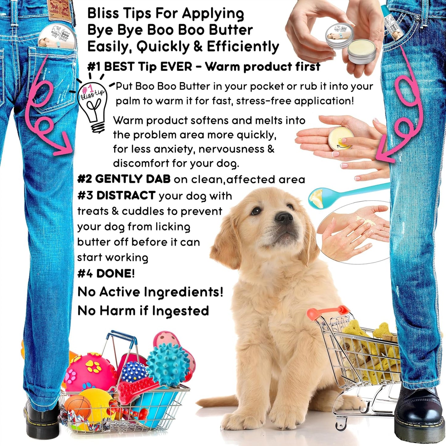 The Blissful Dog Nova Scotia Duck Tolling Retriever Boo Boo Butter, 0.15-Ounce