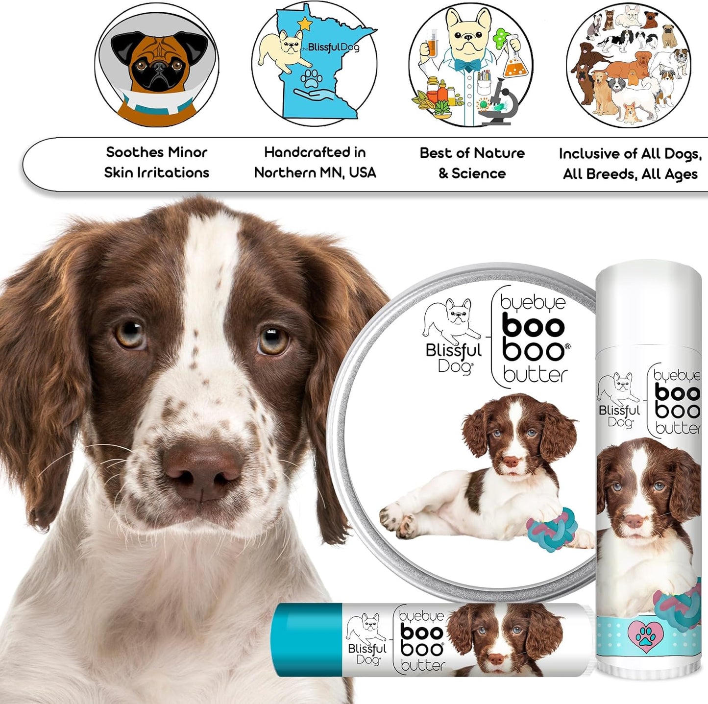 The Blissful Dog Springer Spaniel Boo Butter, 0.15 oz
