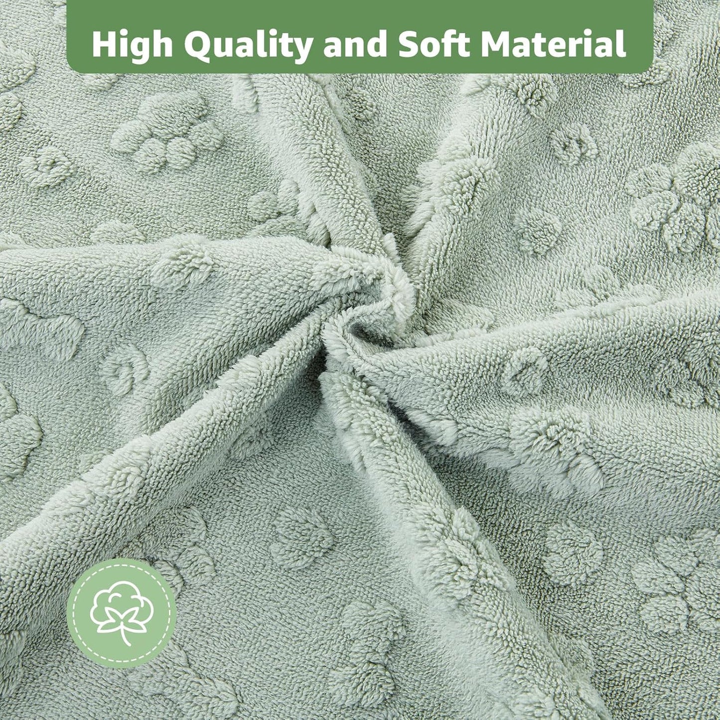 LOOBANI Washable Pee Pads for Dogs: 2 Pack Super Absorbent Reusable Puppy Pads, Leakproof and Waterproof Dog Training Pads Whelping Pads for Potty, Floor, Crate, Couch Bed and Travel, 18"x24"