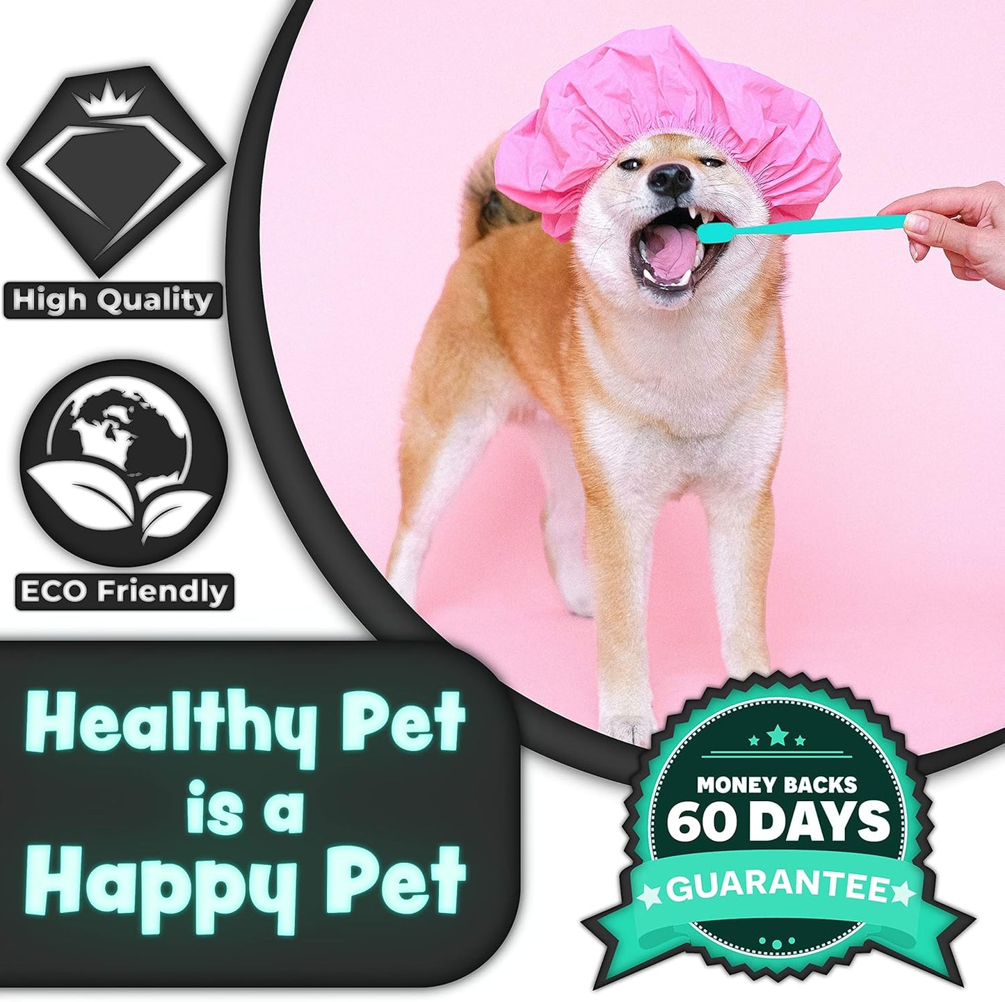 H&H Pets Toothbrush for Small Dogs & Cats - Soft and Extra Small Toothbrush Designed for Cats, Puppies, and XS Breed Dogs Like Teacups, Chihuahuas, Yorkshire, and Poodle, 4 Count Pack